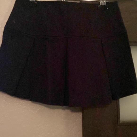 Dolls Kill Current Mood Black Pleated Mini Skirt - Picture 2 of 4